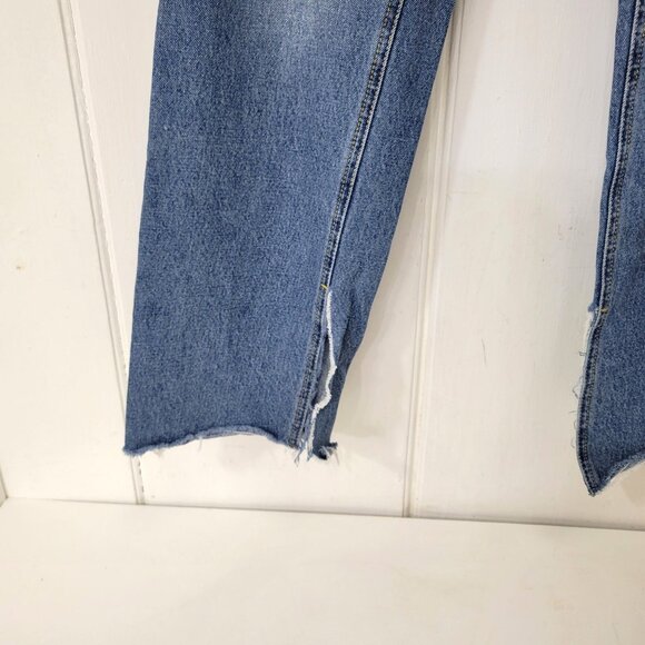 Avec Les Filles Distressed  High Rise Jeans - Picture 4 of 5